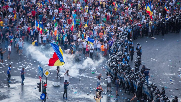protestul diasporei