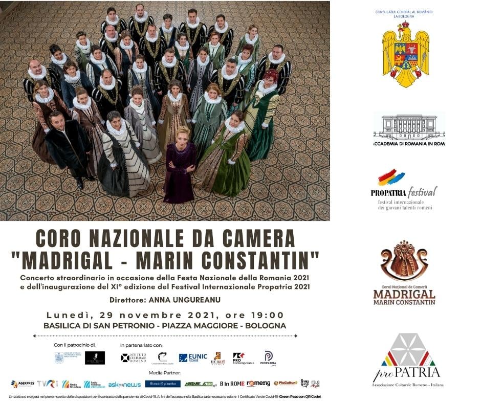 corul madrigal concert bologna