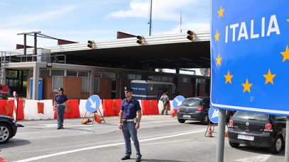 politia italiana frontiera