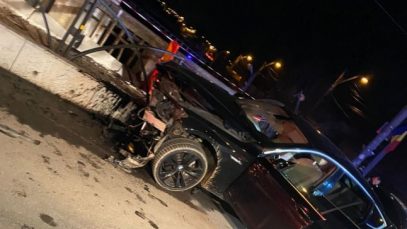 Accident produs de un șofer italian