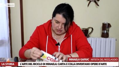 Mihaela Gafiuc, artista in Calabria