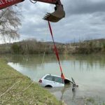 ponzano Romano, roman mort in masina gasita in Tibru