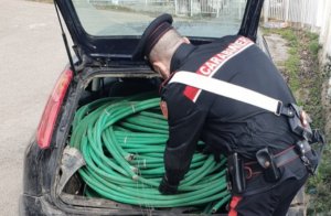 Furt de cabluri de cupru la Melfi