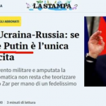 uciderea lui Putin în presa italiană