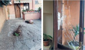 vandalizat sediu politie