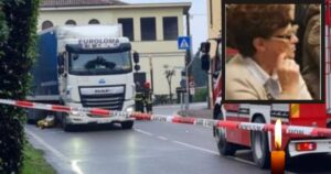 bunica strivita camion italia
