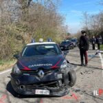 Hoții români distrug mașina carabinierilor