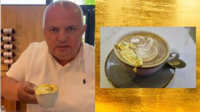 Un fost politician de diaspora vinde „cafea cu spumă de aur”