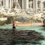 Protest absurd activiștilor climatici Roma