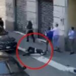 Polițist doborât de un român la Milano