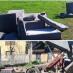 Și-a aruncat canapelele pe câmp