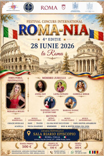 Concurs talente Roma nia 2026